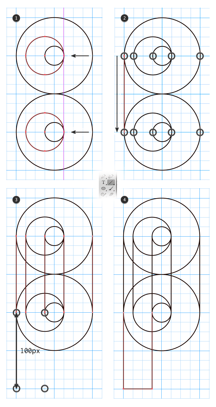 طراحی لوگو با adobe illustrator